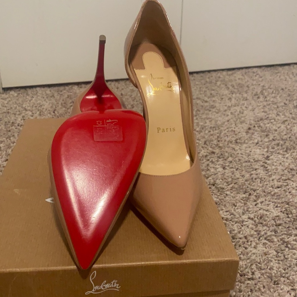 Christian louboutin Iris's 100 Nude 38